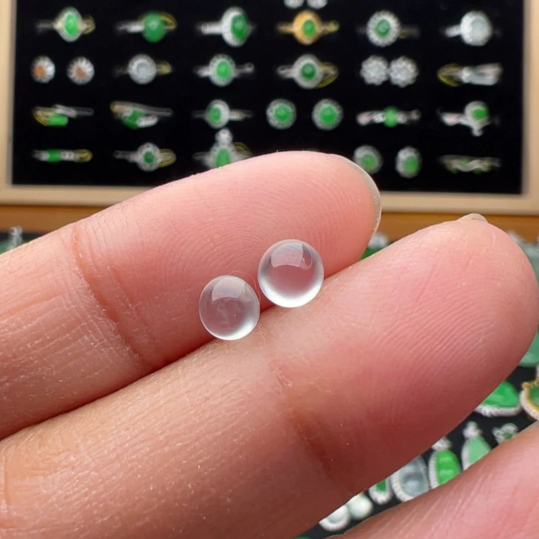 翡翠未镶嵌颈饰蛋4.8