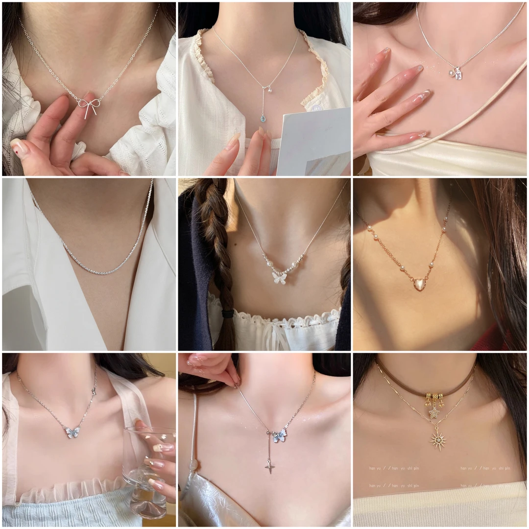 合金项链 【只拆项链】专拆链接 ins轻奢设计项链饰品对对碰