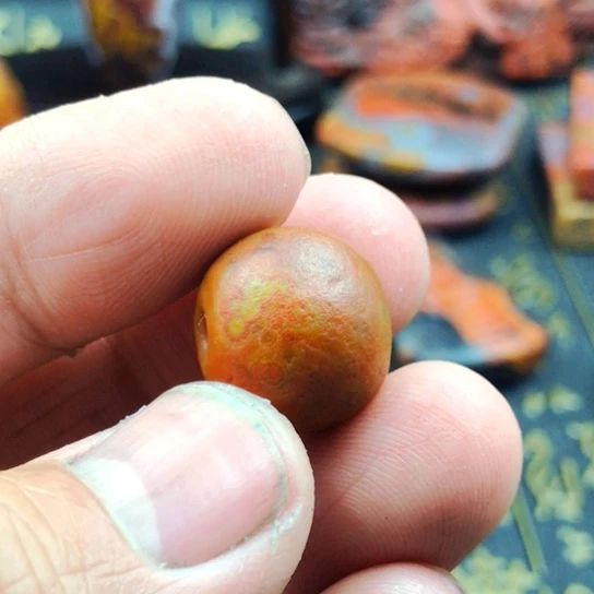 ༺***༻玛瑙/玉髓未镶嵌战国红玛瑙珠子配饰