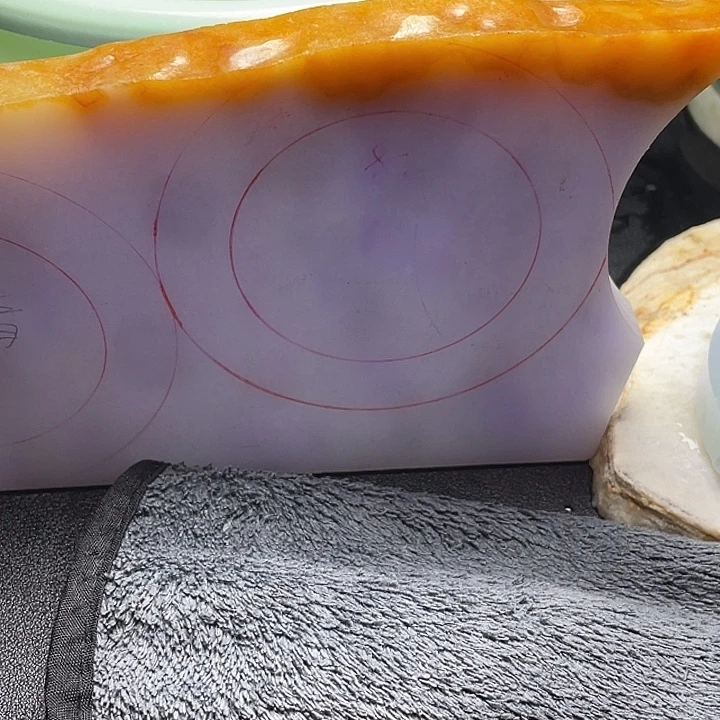 脆***生定制翡翠未镶嵌翡翠手镯定制