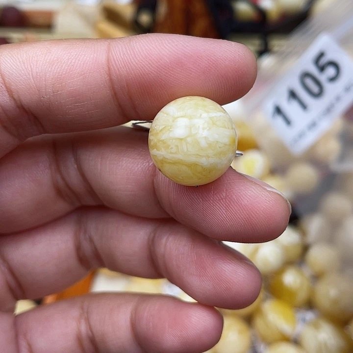 蜜蜡未镶嵌珠宝奇石粉16虎皮