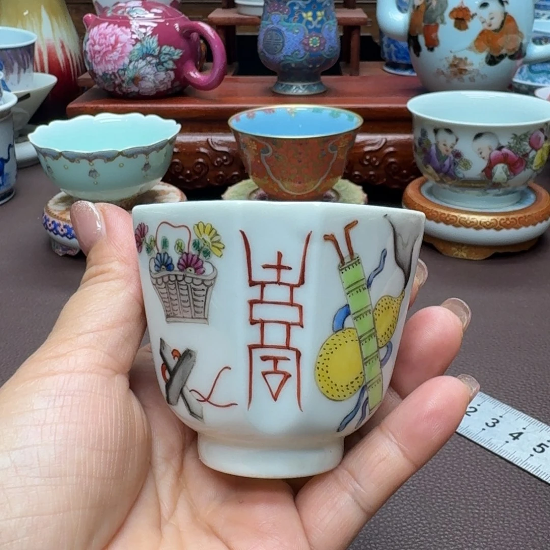 瓷片景德镇仿古手工制作精品展示