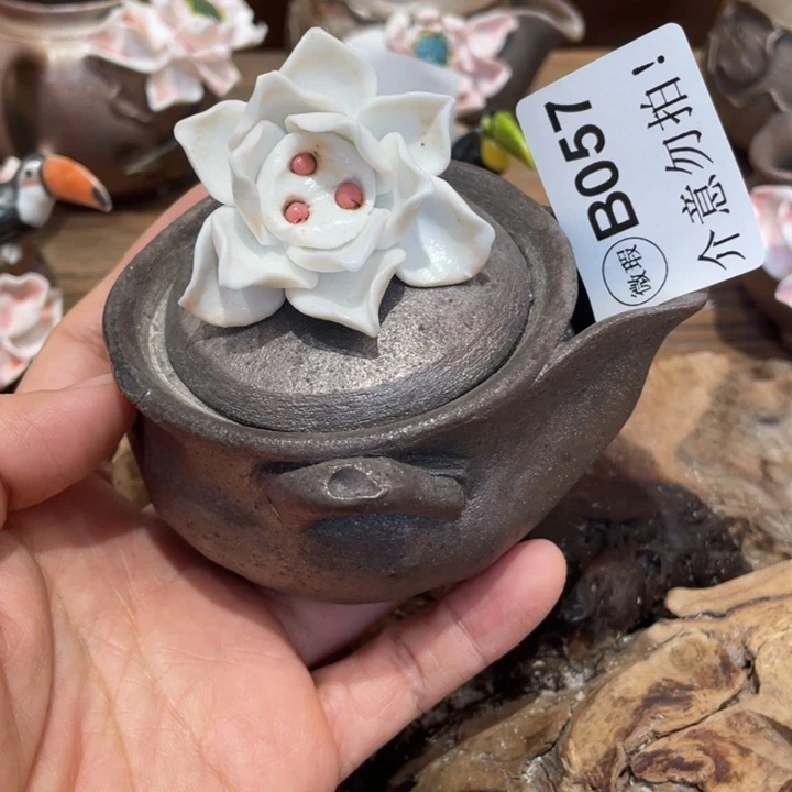 手工制作陶瓷茶具茶杯青蛙