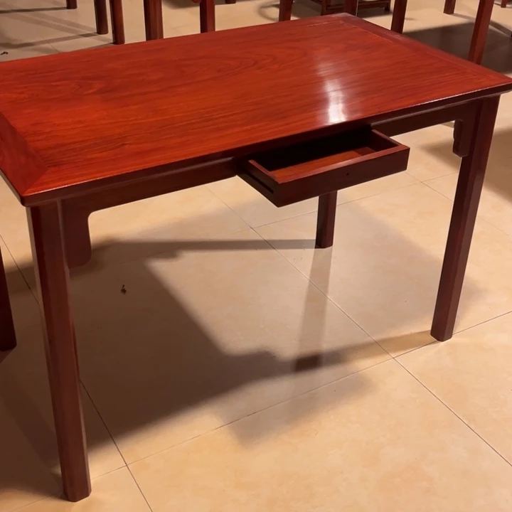 紫檀木类家具汤***猫刺猬紫檀桌子