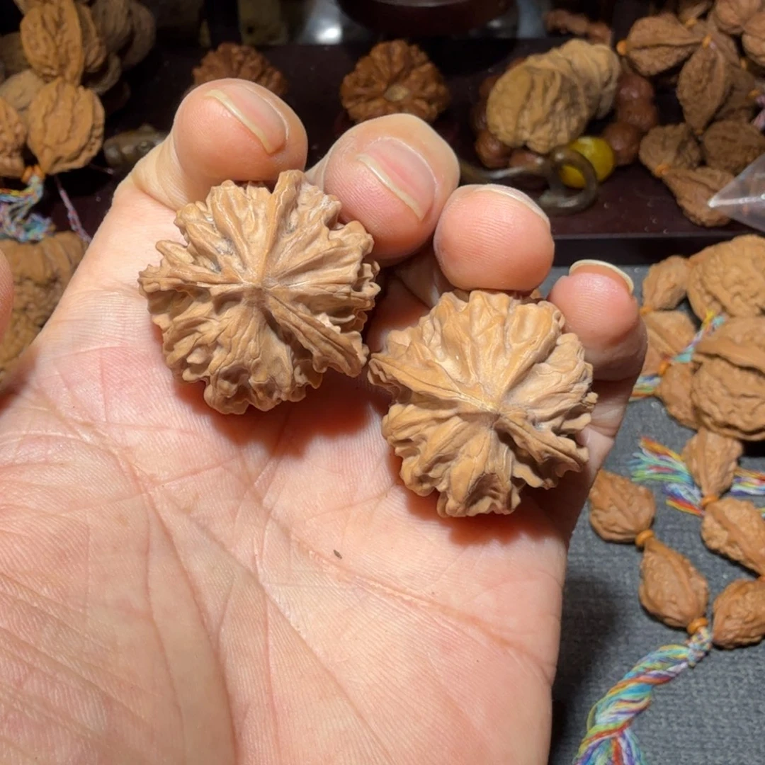 把件文玩核桃岐山三棱33