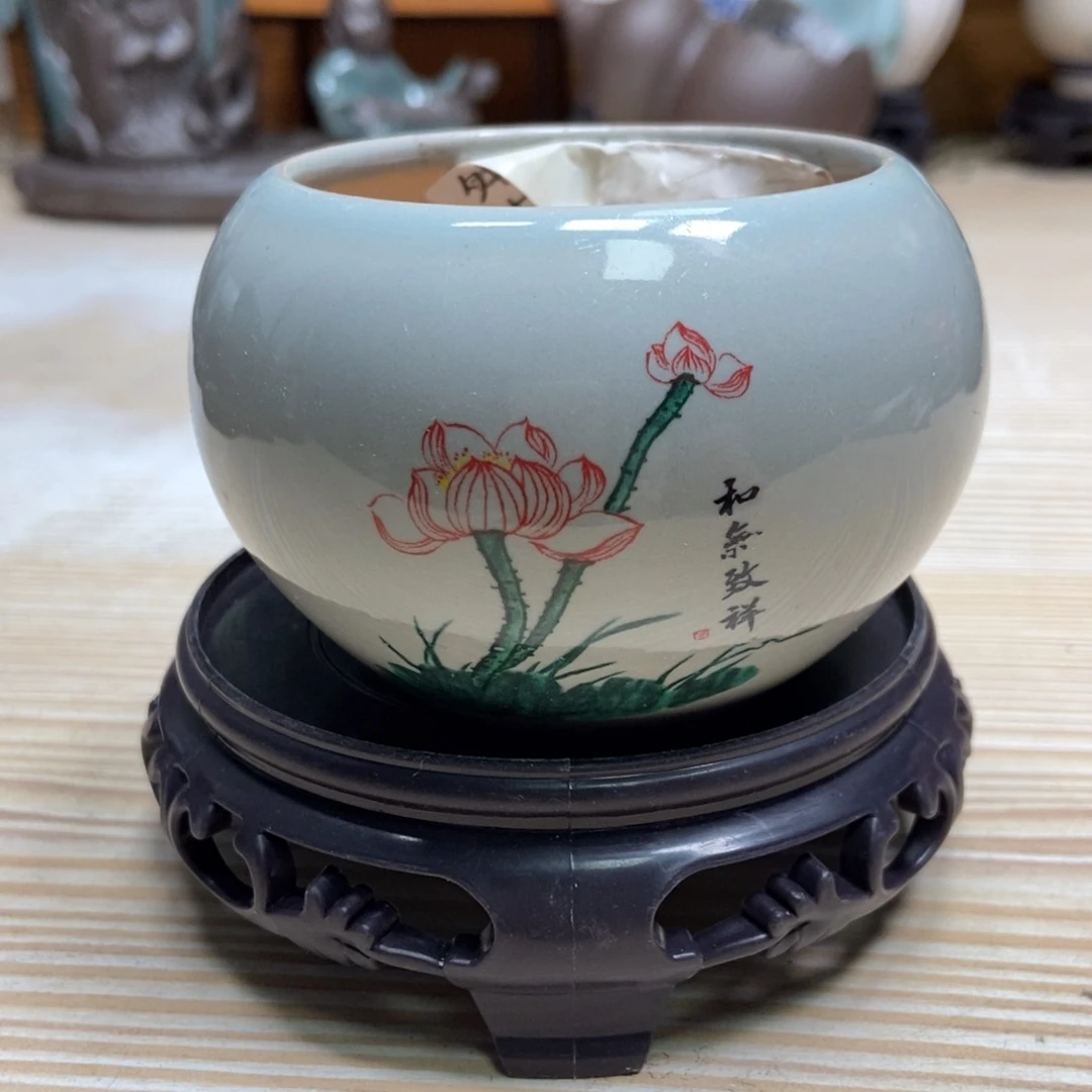 瓷片陶瓷花盆陶瓷艺术