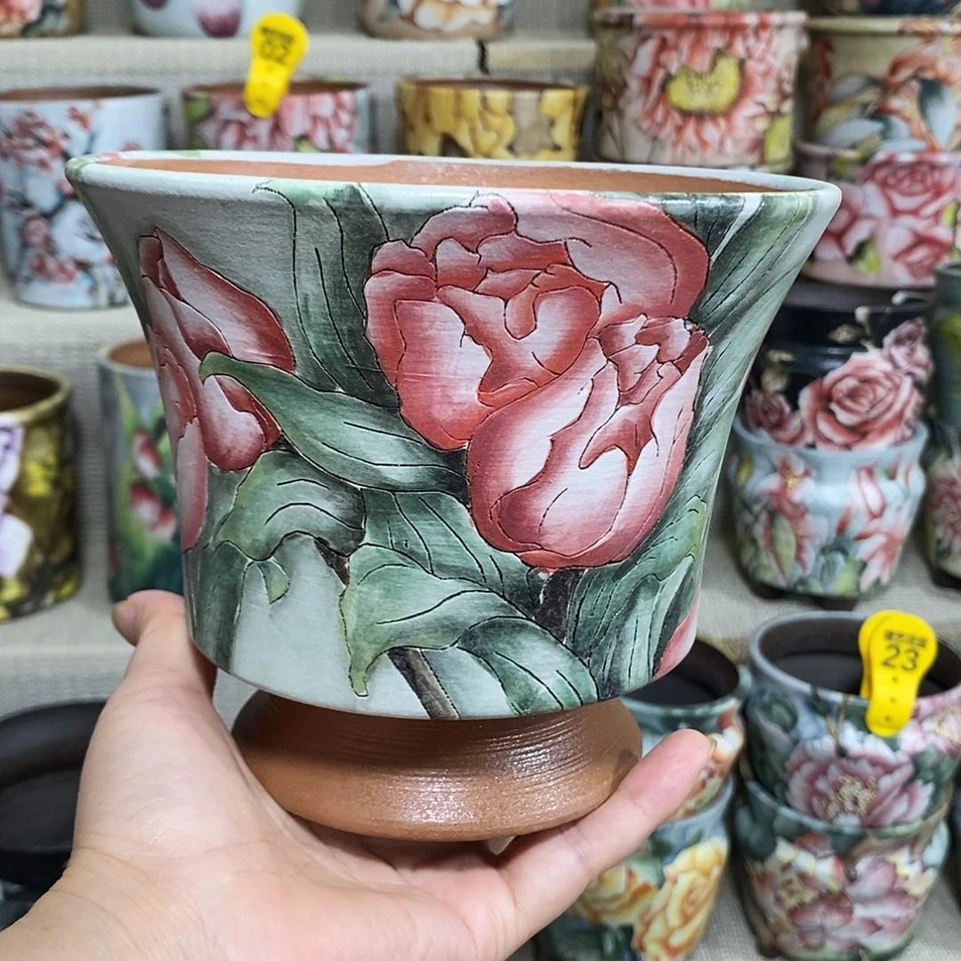 景德镇精品瑶晨美盆16/13.5