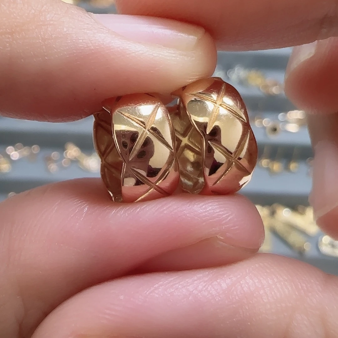 18K金耳饰多样性发货其一