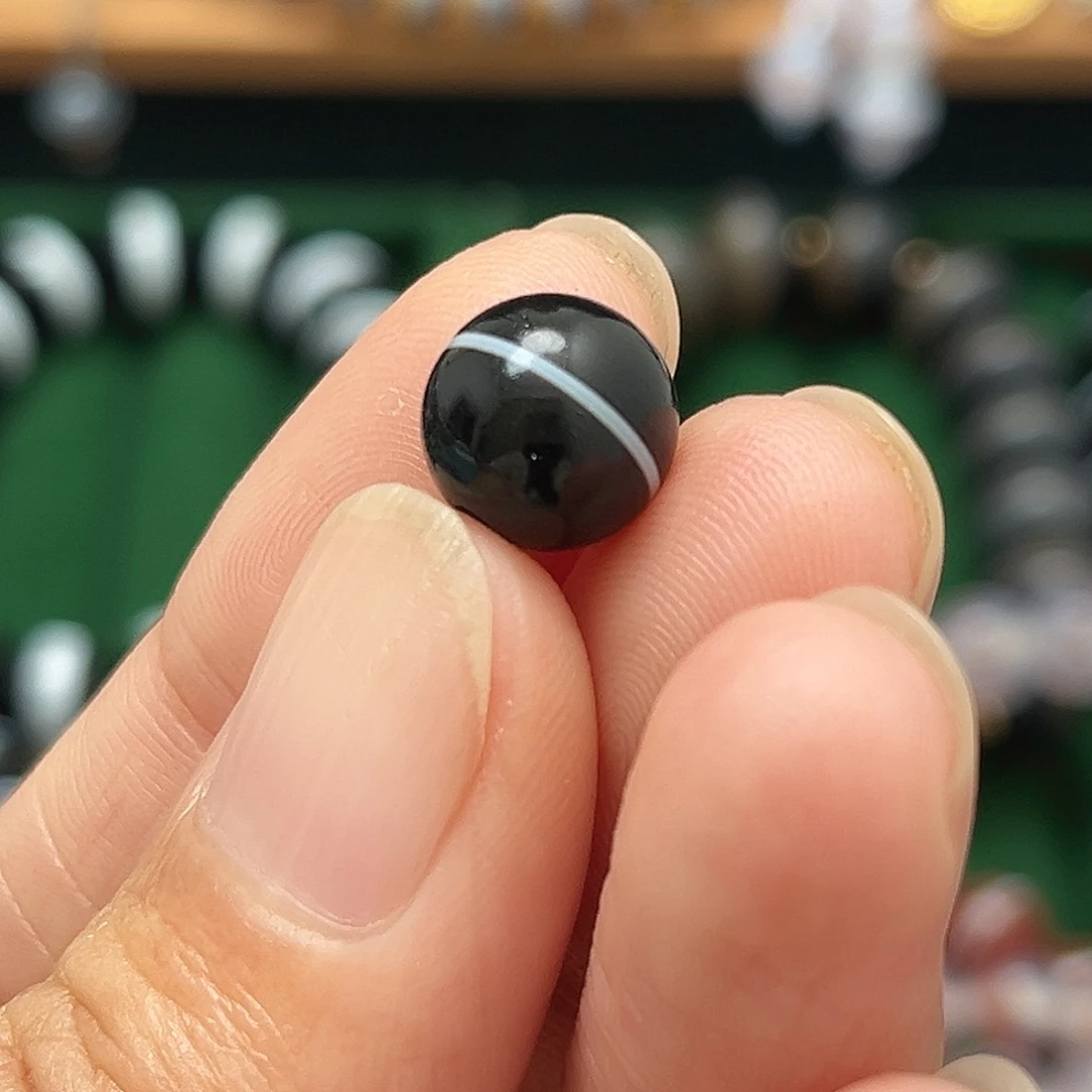 玛瑙/玉髓合金单珠