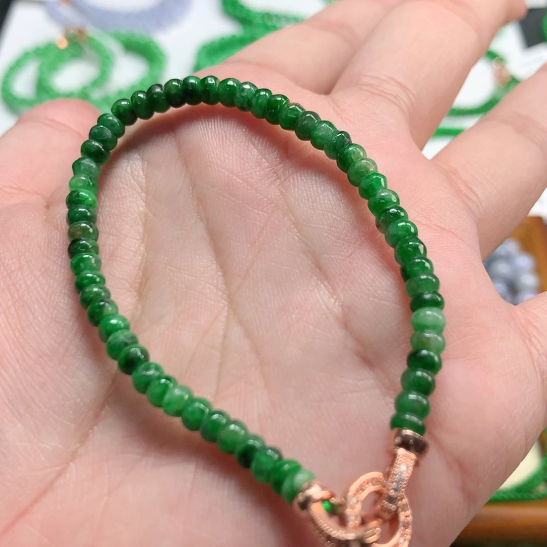 翡翠未镶嵌手链翡翠
