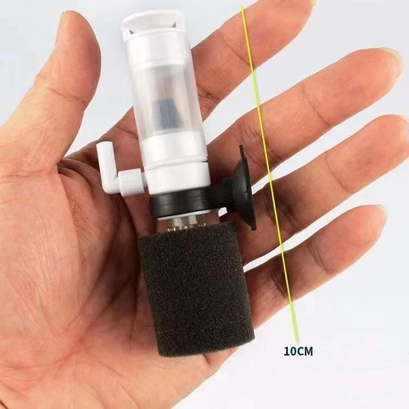 微型养鱼鱼缸过滤器斗鱼缸水妖精双重净水培菌小豪华增氧塑料鱼缸