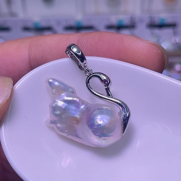 颈饰合金淡水珍珠30