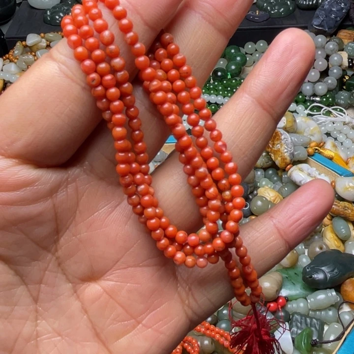 南红玛瑙合金珠宝半成品