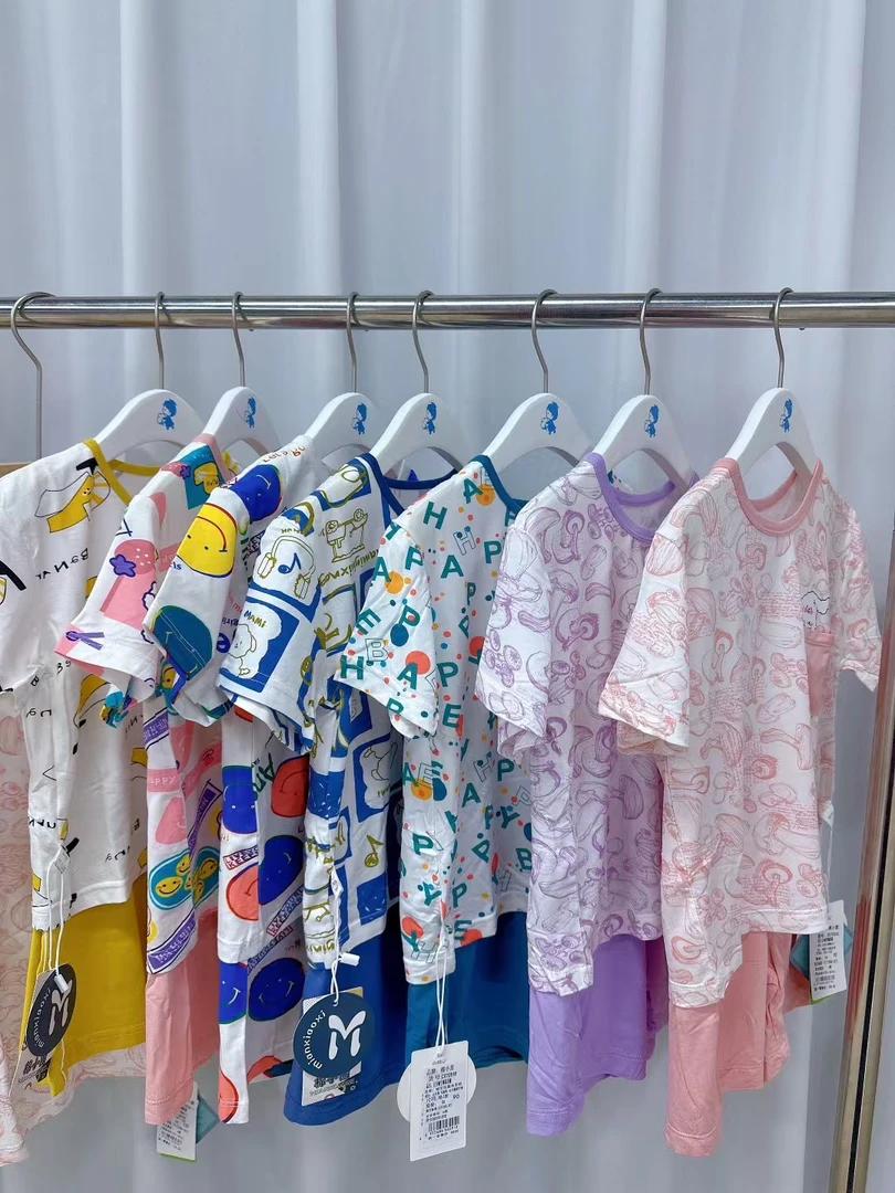 品牌90-180码儿童短袖短裤套装