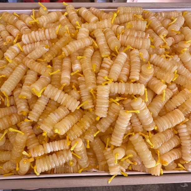 天然蜜蜡隔片尺寸 6～7mm 尺寸大小可备注（多样性发其一）（不精工）