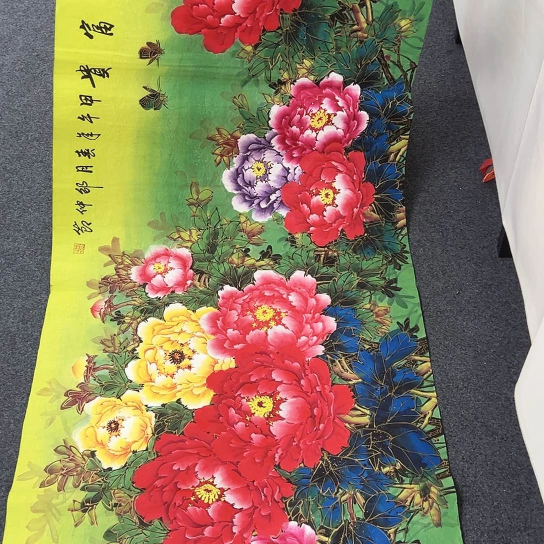 国画事事顺心如意万事如意