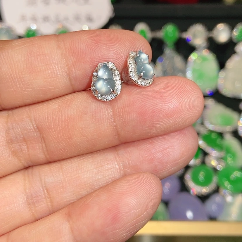 【闪购商品】未镶嵌翡翠耳饰天然翡翠