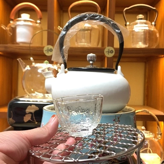 玻璃玻璃杯陶壶➕不锈钢网