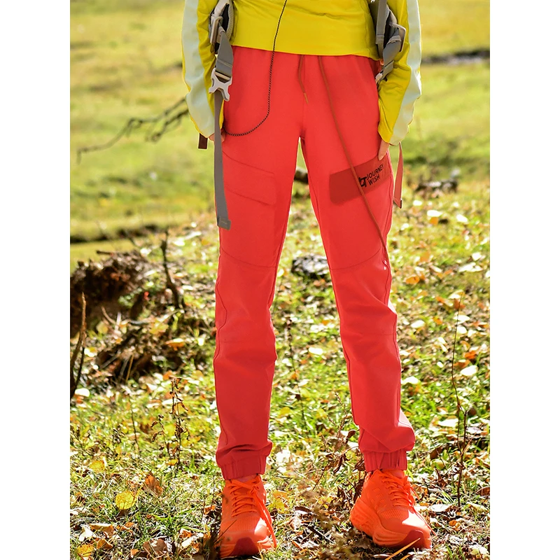 北京森林户外【寻野】原创登山显瘦束脚工装风弹力透气速干长裤女