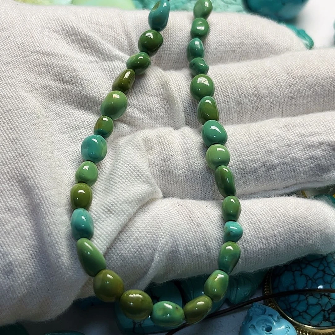 小***师绿松石未镶嵌珠宝奇石