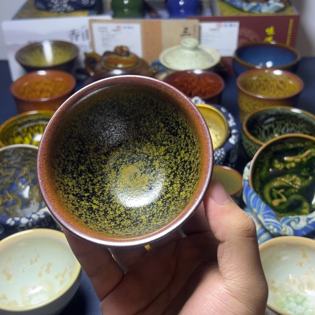 茶盏建阳建盏喝茶主人杯