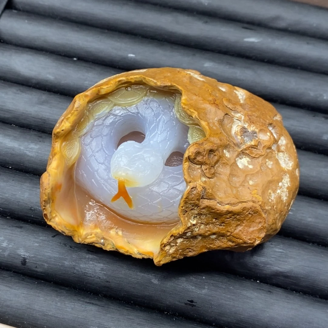 行***心玛瑙/玉髓未镶嵌颈饰