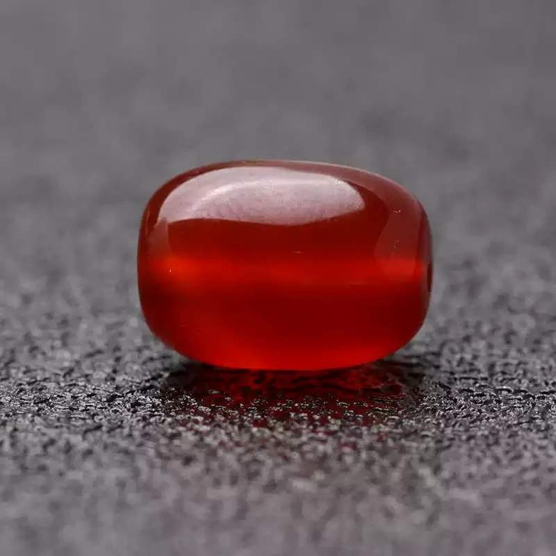 红色玛瑙 佛珠 桶珠 文玩配藏式配饰 星月菩提隔珠 腰珠