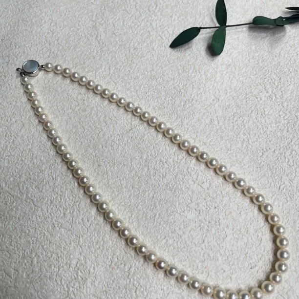 【六六中古】孤品简约海水珍珠项链th5353