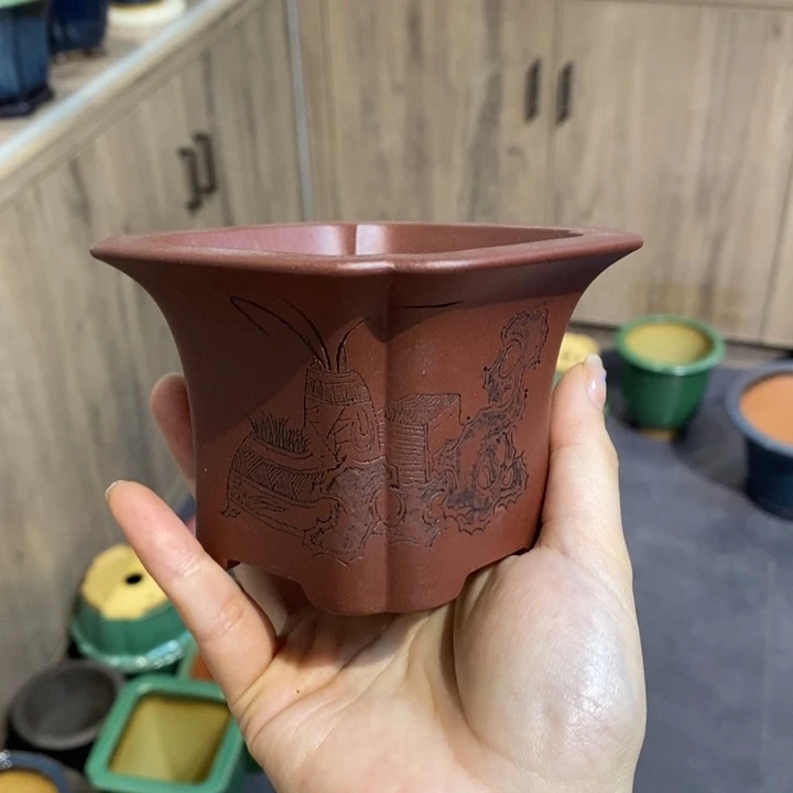 紫砂花盆山*乐福利事业