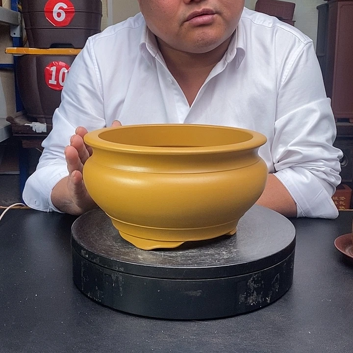 紫砂花盆货号一只JB2