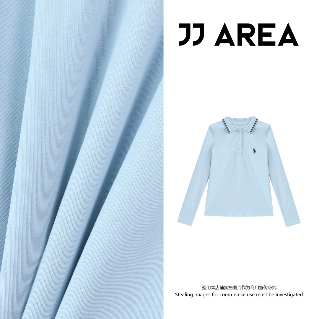 【JJ AREA】&娇娇“学院复兴”翻领正肩显瘦减龄刺绣上衣