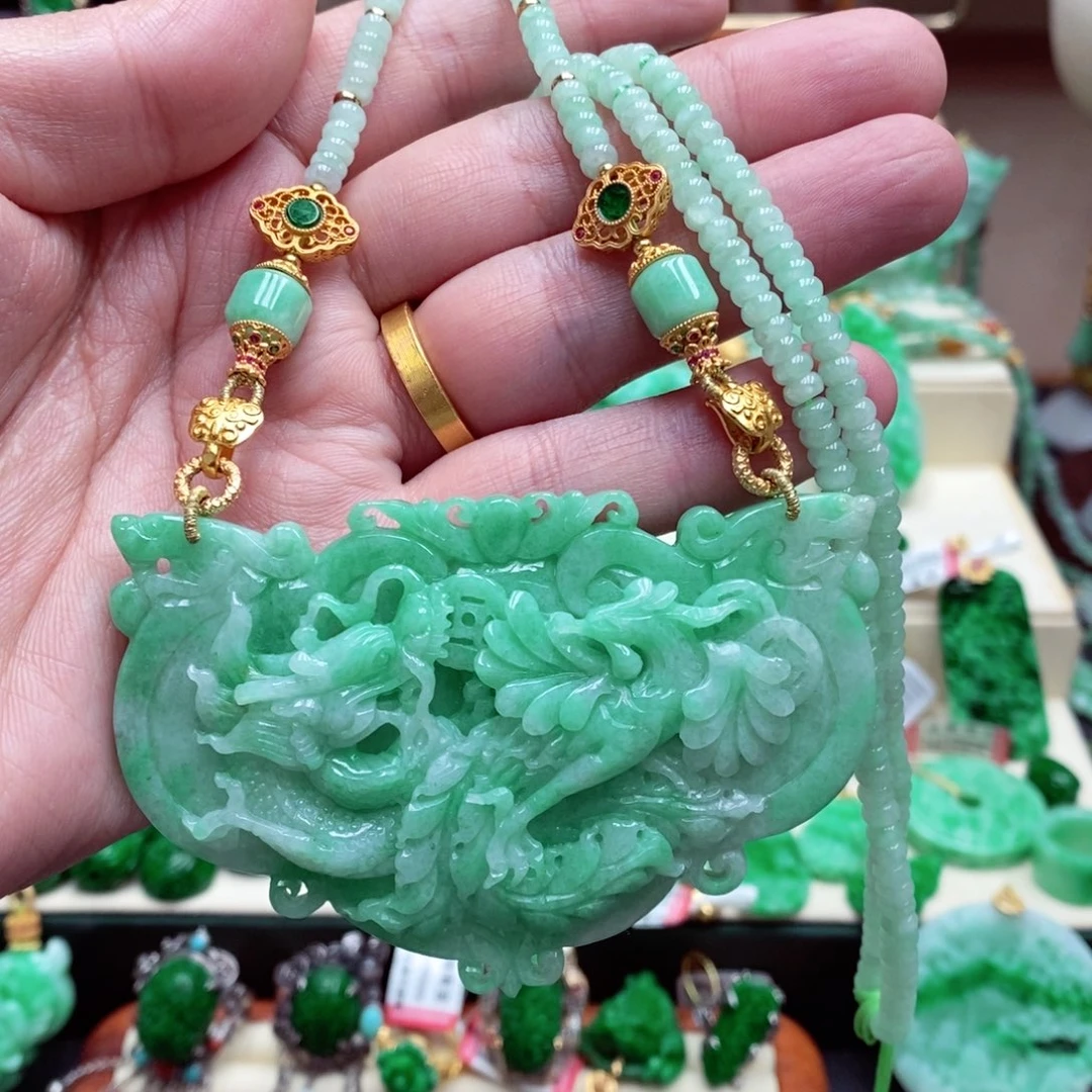 颈饰未镶嵌翡翠翡翠吊坠