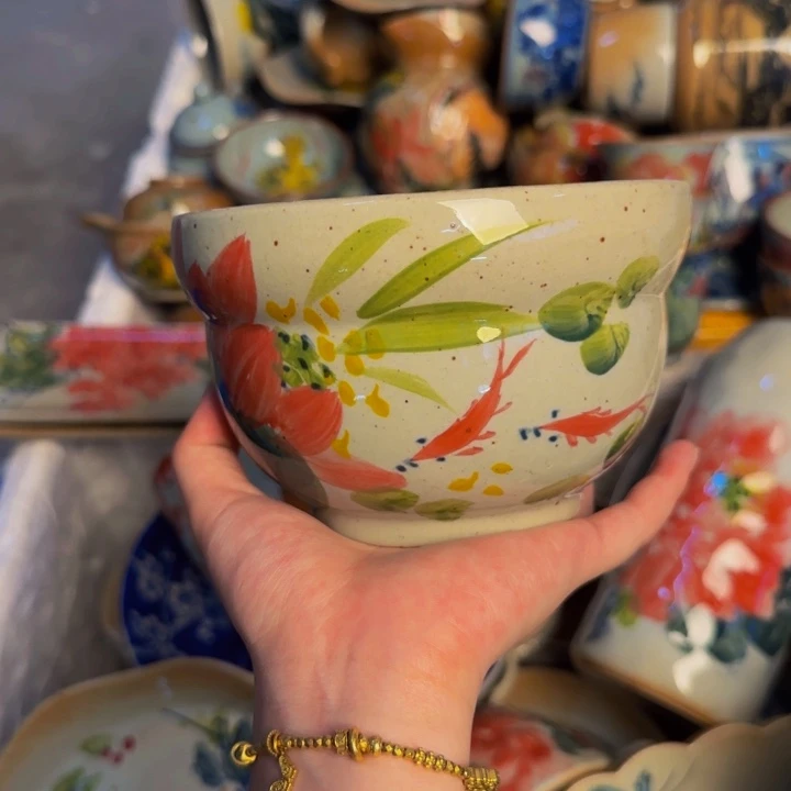 瓷片景德镇陶瓷手工手绘