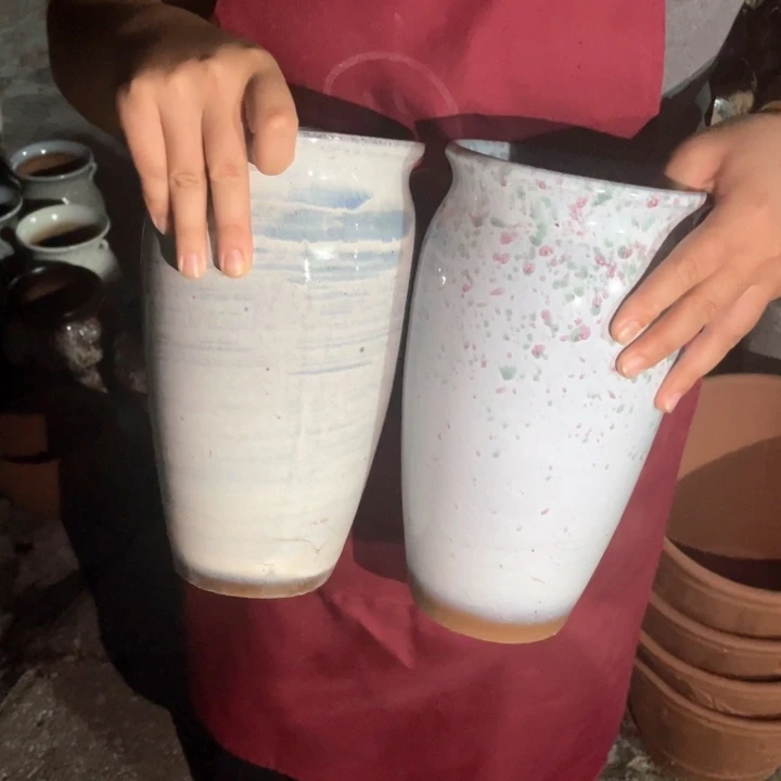 紫砂花盆口14高27正品正品