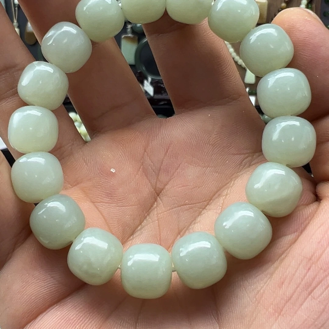 手链未镶嵌和田玉三***豆