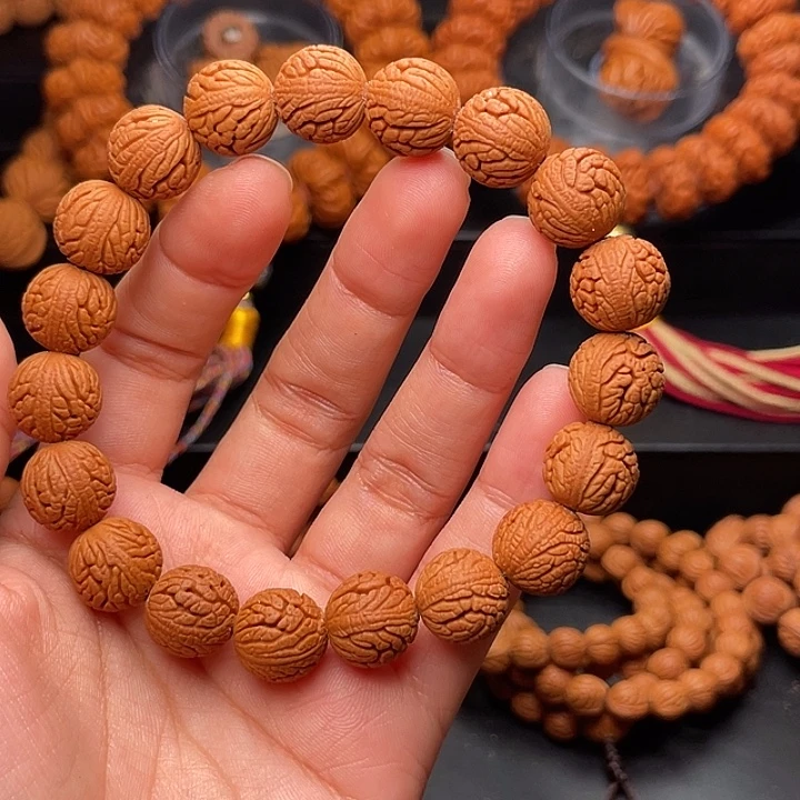 手串桃核绣球手串1.3