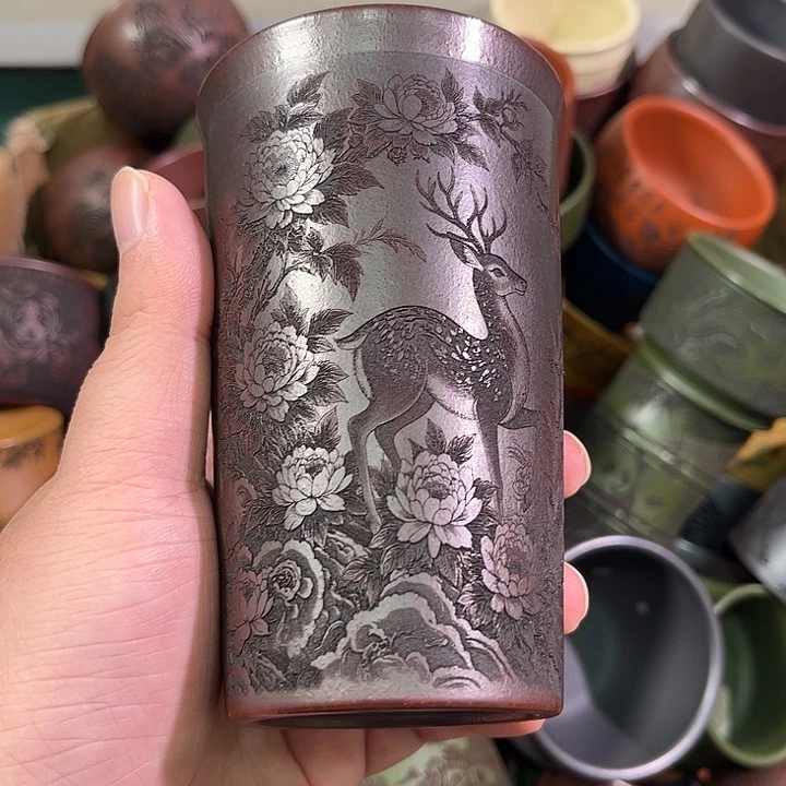 茶杯紫砂全手工紫砂主人杯