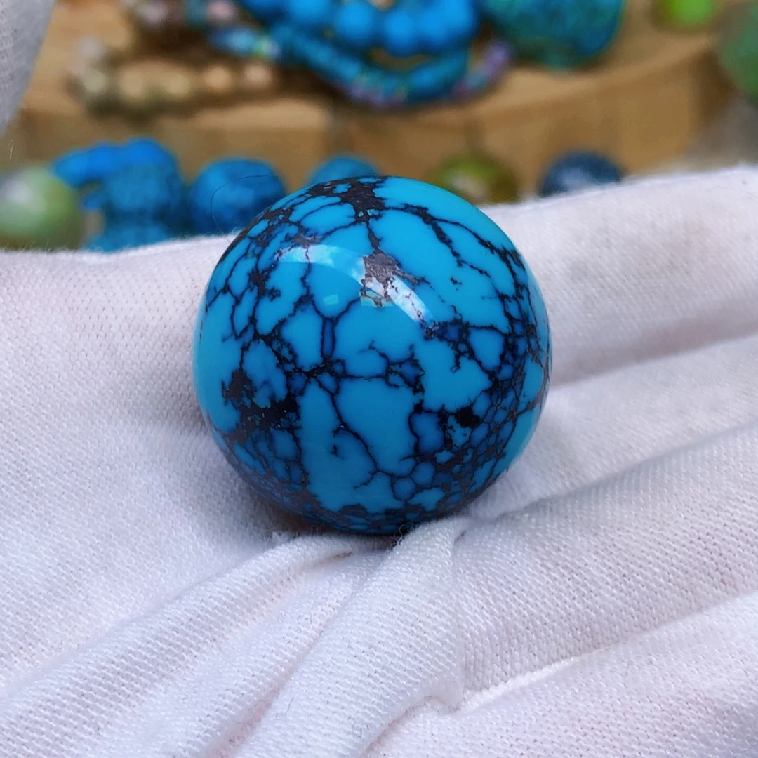 绿松石未镶嵌三彩随行