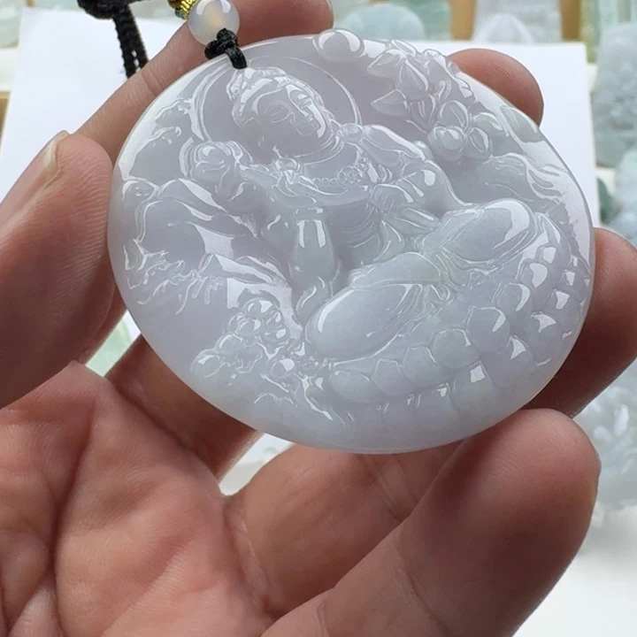 翡翠未镶嵌颈饰天然缅甸A货翡翠