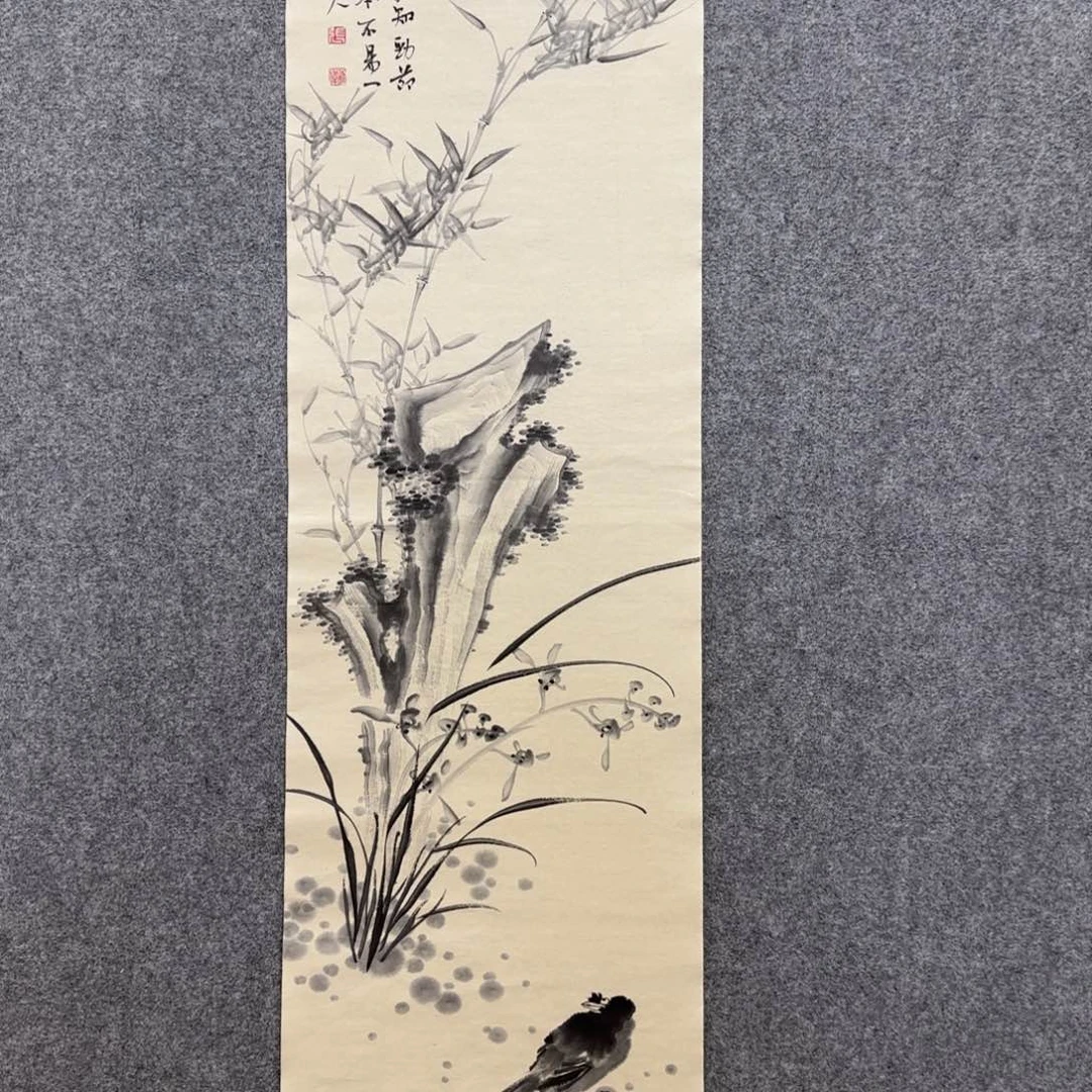 国画写竹人老师手绘作品
