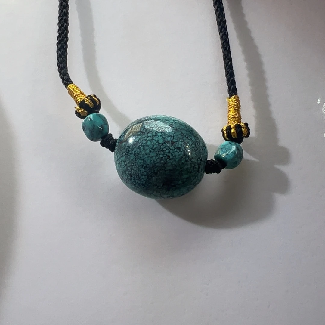 绿松石未镶嵌挂件