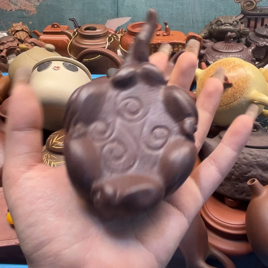 紫砂雕宠小器高品