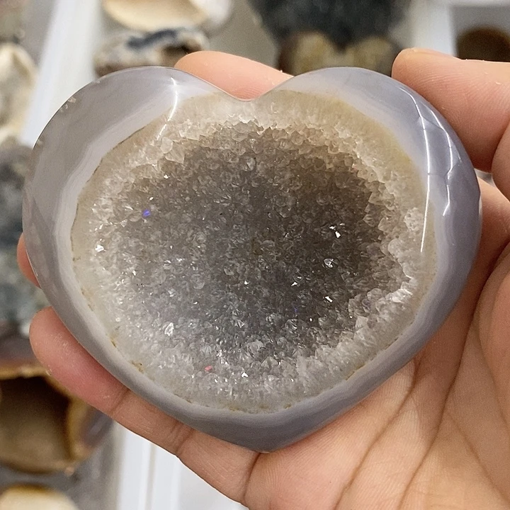 紫晶珠宝半成品未镶嵌