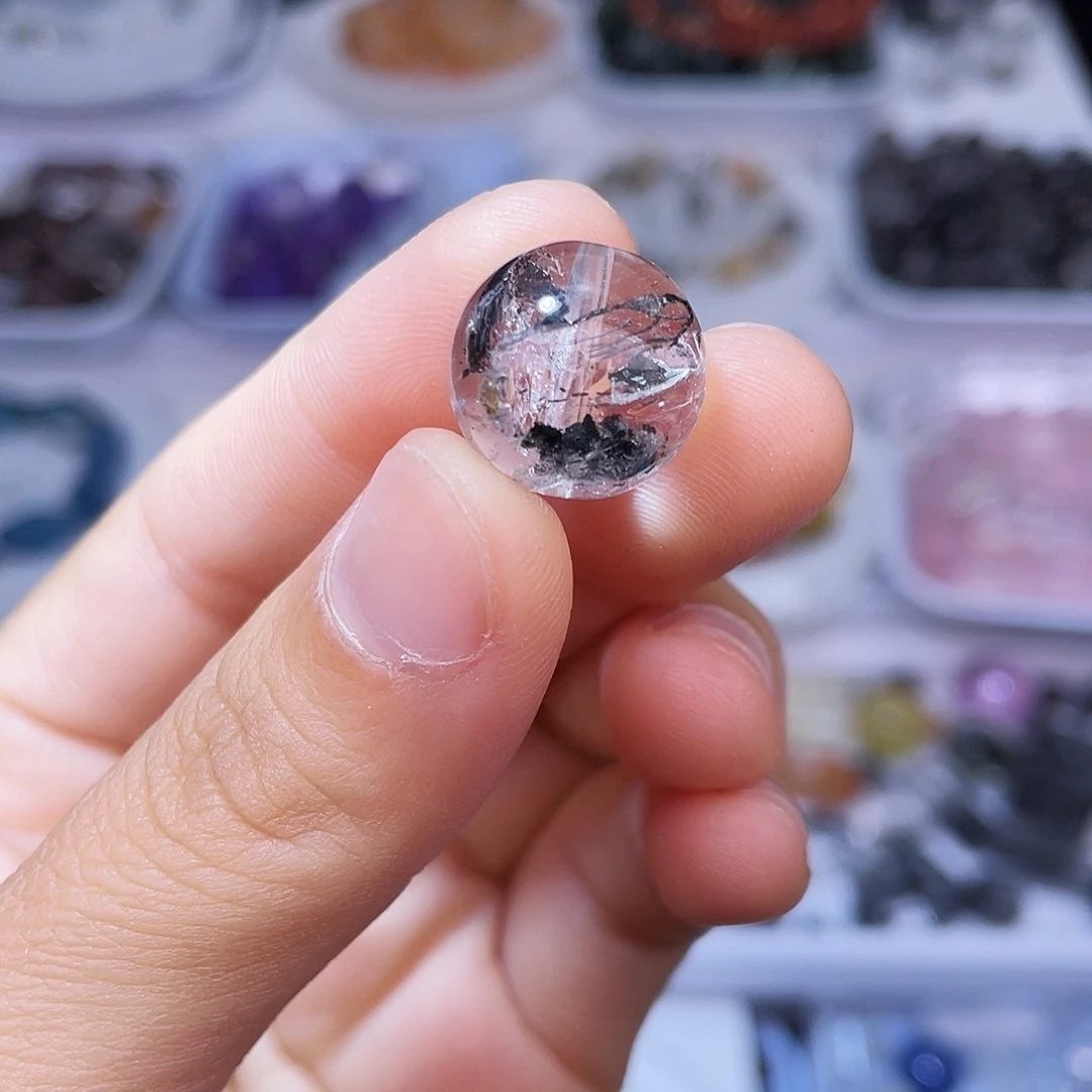 水晶单珠未镶嵌紫晶