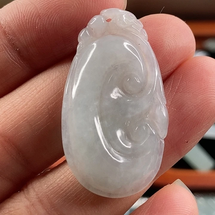 颈饰未镶嵌翡翠天然翡翠