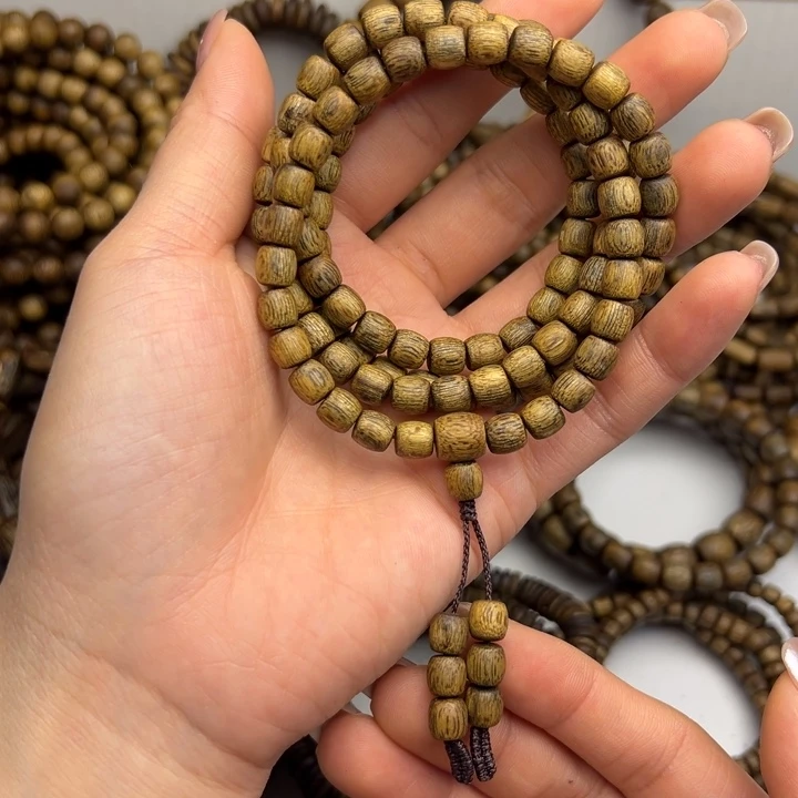 沉香碎屑沉香种植奇楠鼓珠卡07，15.5克