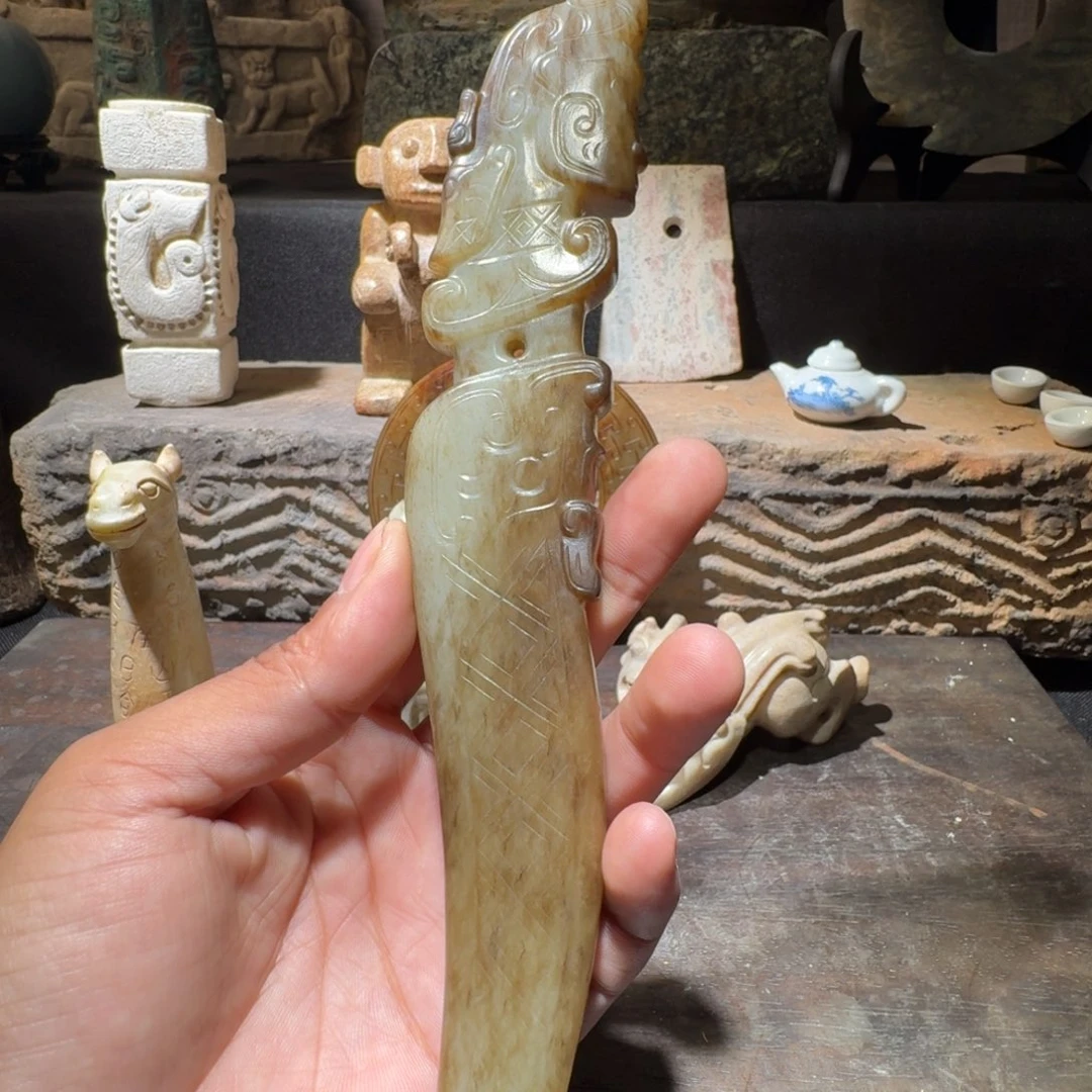 和田玉（糖玉）颈饰未镶嵌闲***清