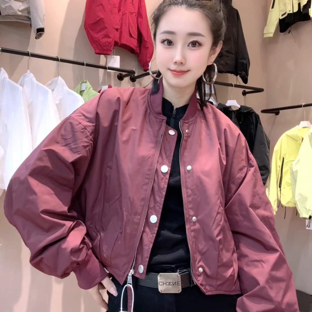 杨杨➕时尚潮流后背字母款短外套休闲短外套