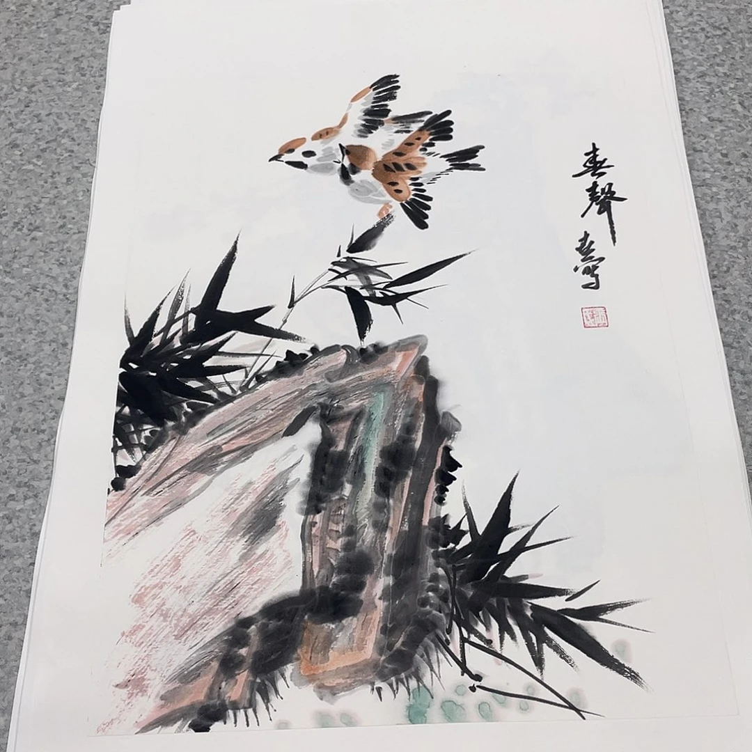 国画1.4平尺国画作品