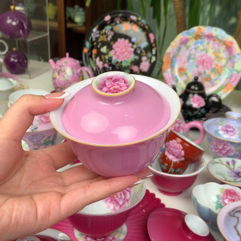 【闪购商品】景德镇陶瓷手绘牡丹